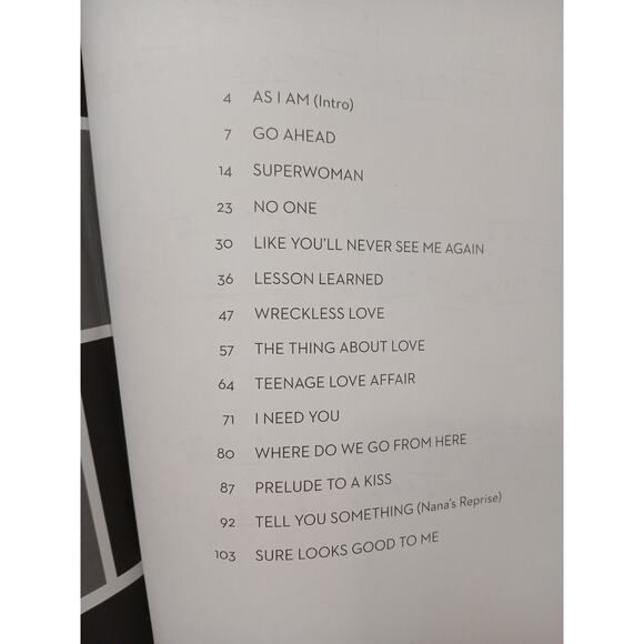 Alicia Keys Music Song Book As I Am Piano Vocal Guitar Artist Paperback Contemp - Picture 8 of 14